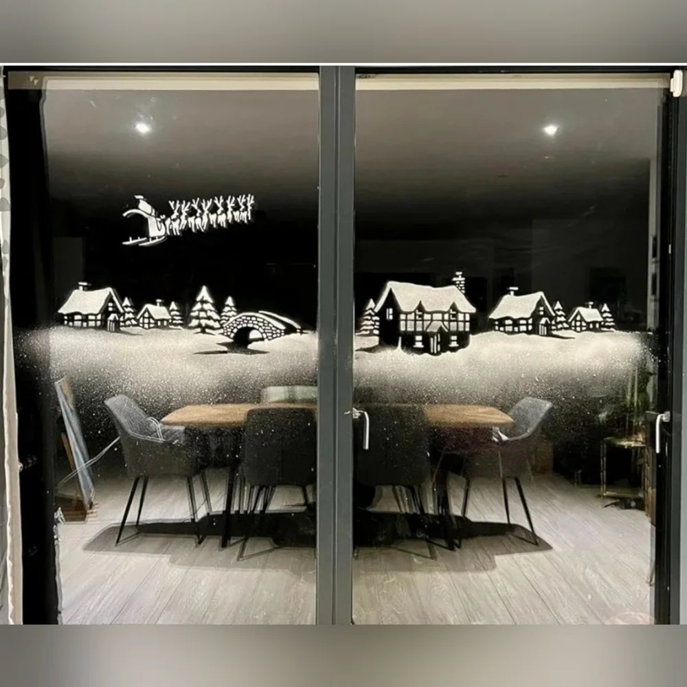 NWT Snow Windows Stencil Kit - Picture 4 of 9